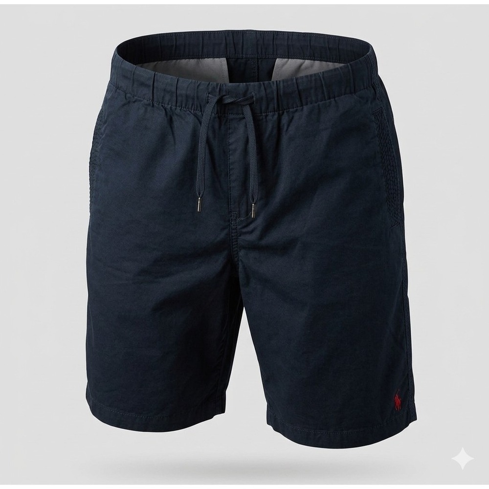 Polo Ralph Lauren Boy's Casual Black w Red Pony Chino Shorts.‎ Size L 14/16